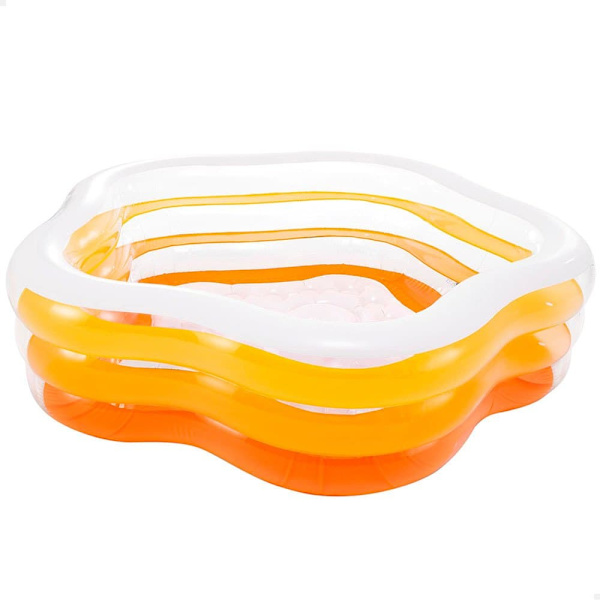 Intex Pool Inflable Transparent,Blå 466 Liters