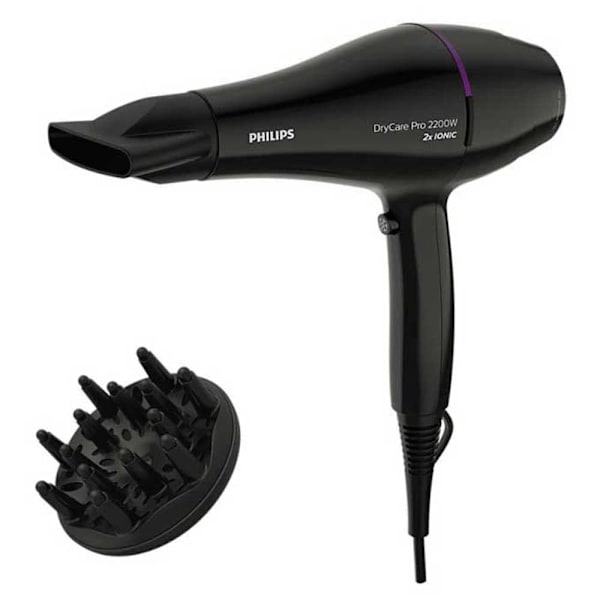 Philips Hårtørrer Drycare 2200w Sort Sort