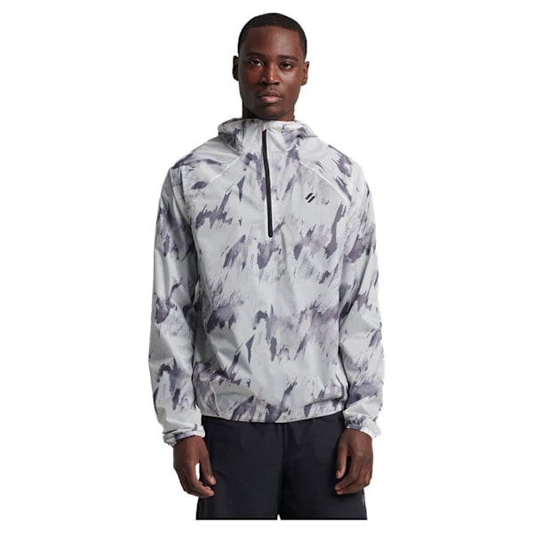 Superdry Run Lw Waterproof Shell Grå 2XL Mand