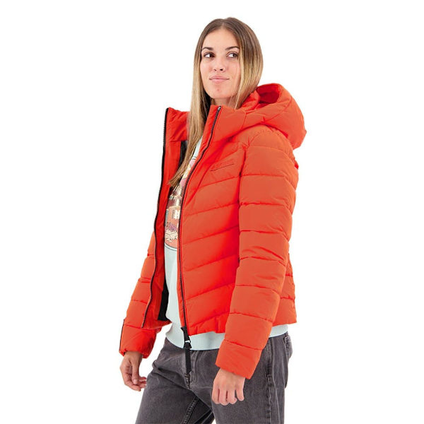 Superdry Vadderad Jacka Microfibre Orange S Kvinna