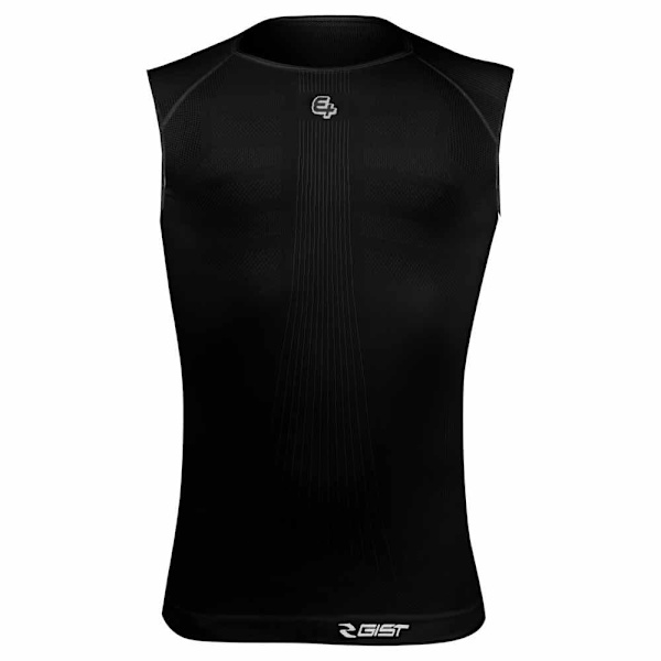 Gist E+ Microfibre Ärmlös Baslager Svart S-M Man