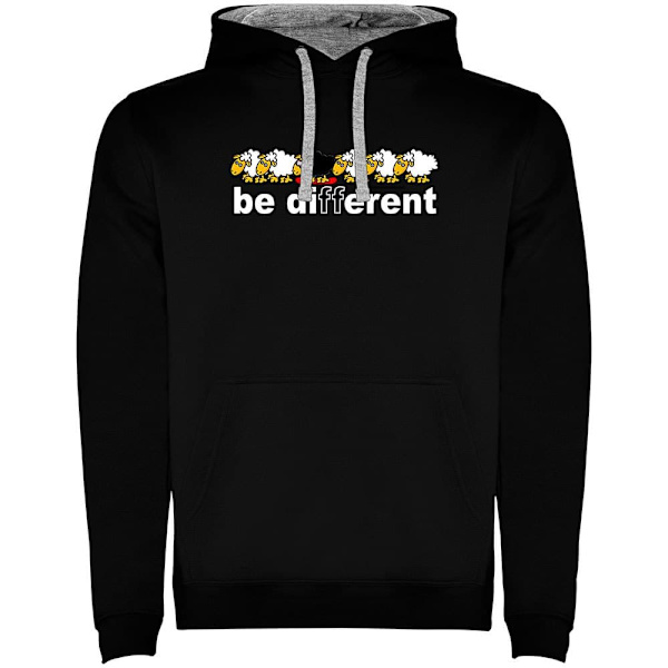 Kruskis Hættetrøje Be Different Snow Two-colour Sort S Mand