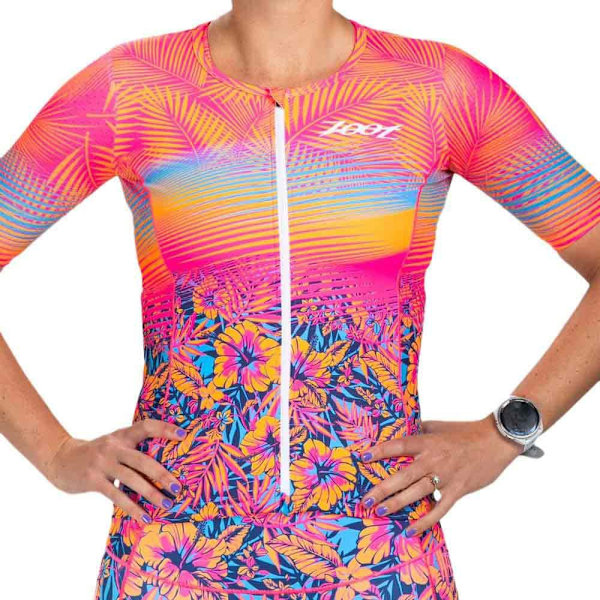 Zoot Ltd Tri Aero Lyhythihainen Pyöräilypaita Monivärinen M Nainen