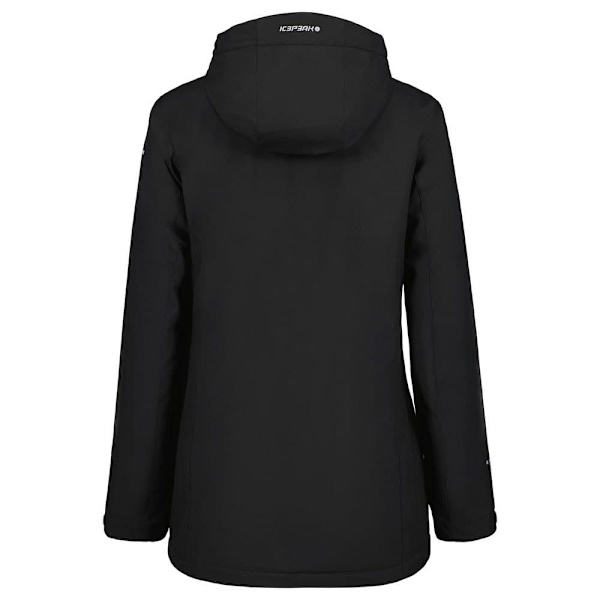 Icepeak Jakke Bannister Sort 38 Kvinde