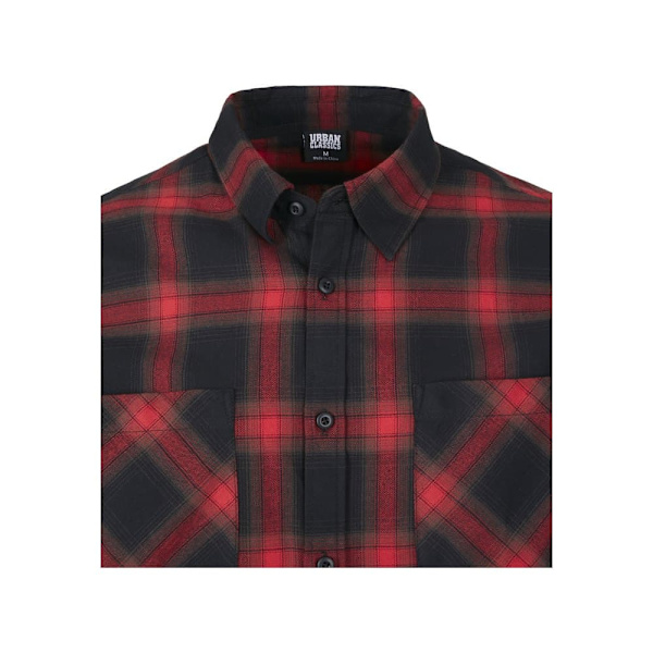 Urban Classics Flanell Skjorte 6 Sort M Mand