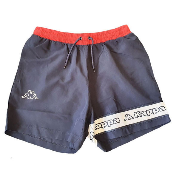 Kappa Dul Logo Tape Badeshorts Sort M Mand