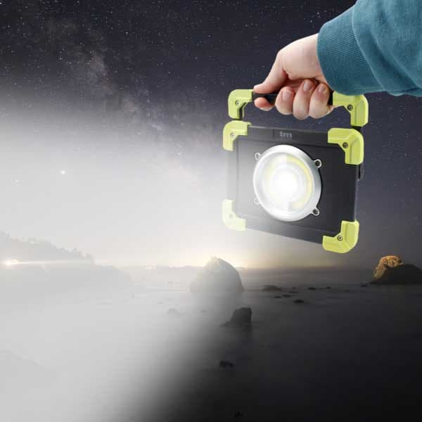 Tm Electron Led Työtaskulamppu Tmtor020 Powerbank 20w Kultainen