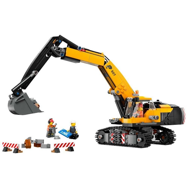 Lego Yellow Construction Excavator Byggespil