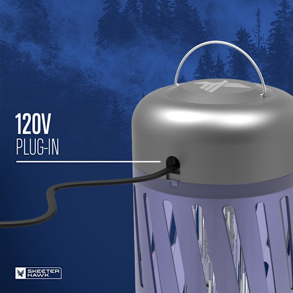 Skeeter Hawk Lampa Premium Mosquito Zapper Grå