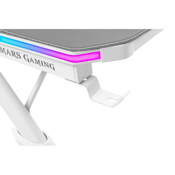 Mars Gaming Gaming Skrivebord Mgd140rgbw Grå