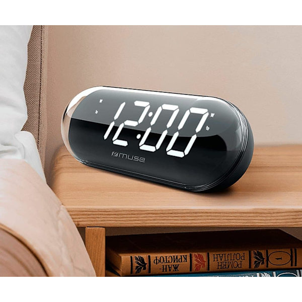 Muse M-19 Gl Vækkeur Sort One Size / EU Plug