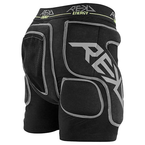 Rekd Protection Beskyttende Shorts Energy Impact Shorts Sort XL