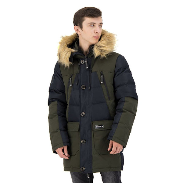 Superdry Jakke Rookie Colour Block Down Grøn S Mand