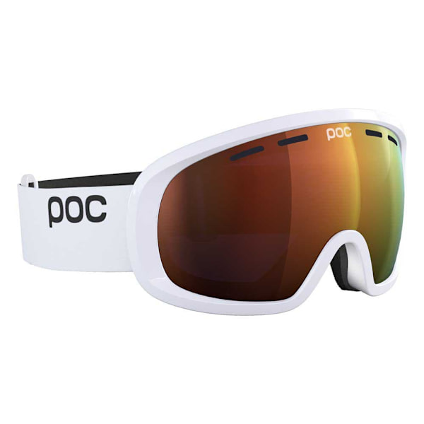 Poc Skidglasögon Fovea Race Vit Partly Sunny Orange/CAT2