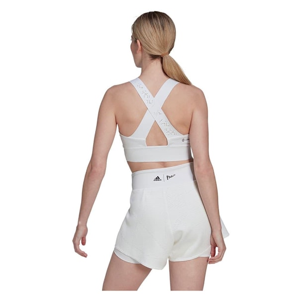 Adidas Ärmlös T-shirt London Crop Vit M Kvinna
