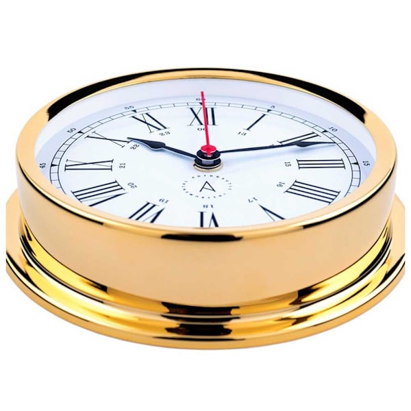Autonautic Instrumental Nautisk Kvartsklocka R175d Guld