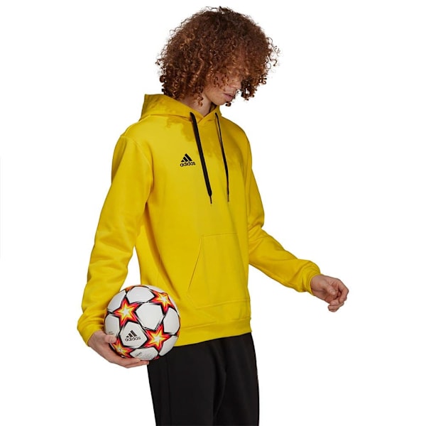 Adidas Entrada 22 Tröja Med Huva Gul L / Tall 3 Man