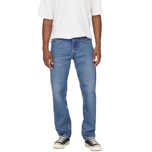 Only & Sons Farkut Edge Loose Fit 4939 Sininen 29 / 32 Mies