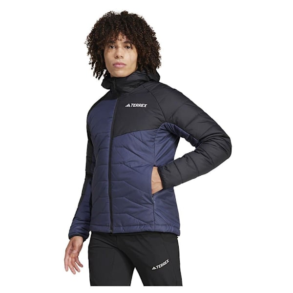 Adidas Terrex Multi Synthetic Insulated Jakke Blå,Sort M Mand