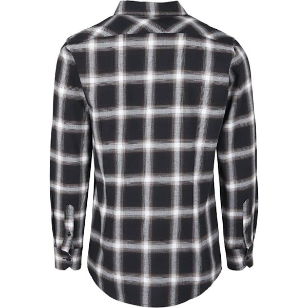 Urban Classics Flanell Skjorte 6 Sort M Mand