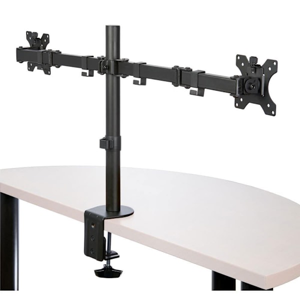 Startech Monitor Arm Dual Crossbar Steel Sort