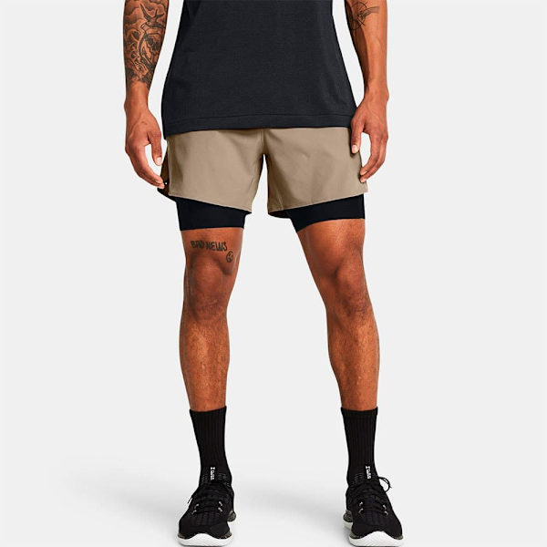 Under Armour Peak Woven 2-in-1 Shortsit  M Mies
