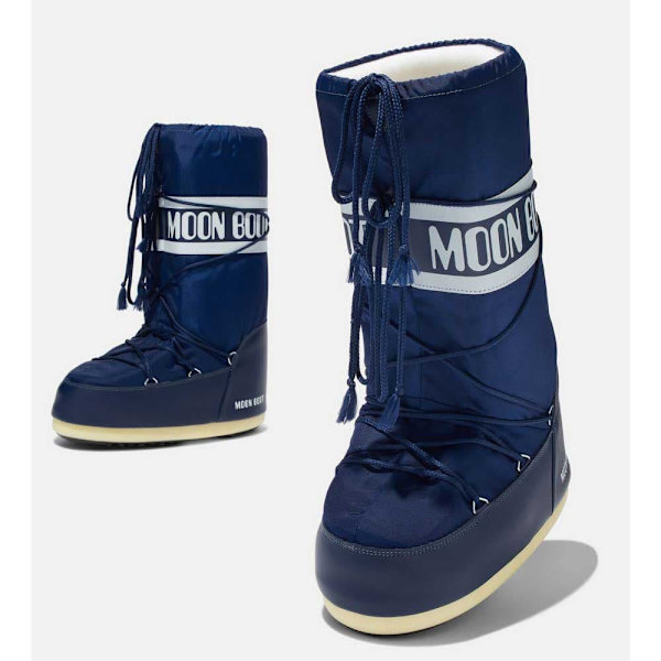 Moon Boot Icon Nylon Støvler Blå EU 39-41 Mand