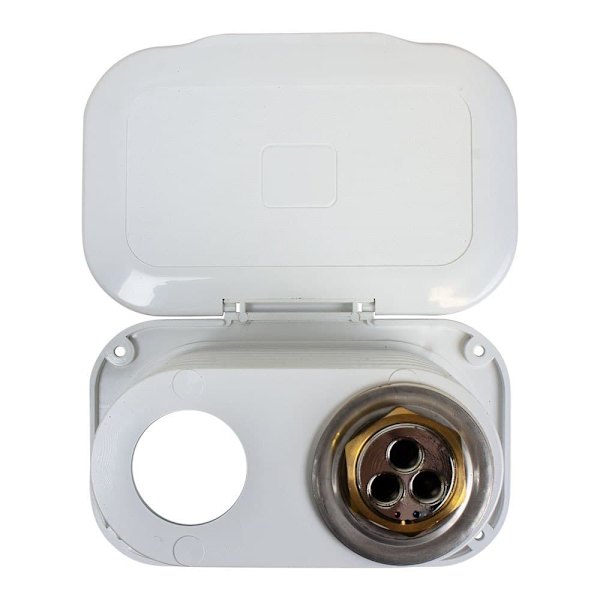 Nuova Rade Classic Storage Hatch With Drawers And Lock Hvid