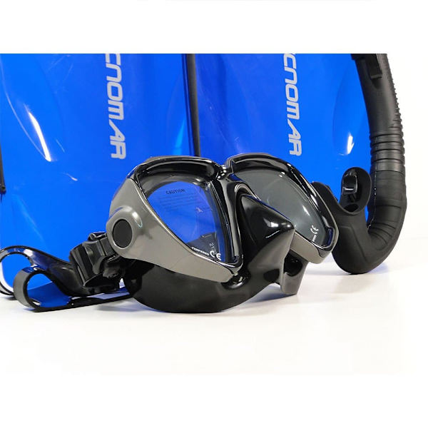 Tecnomar Snorkelsæt Smart Blå EU 45-46