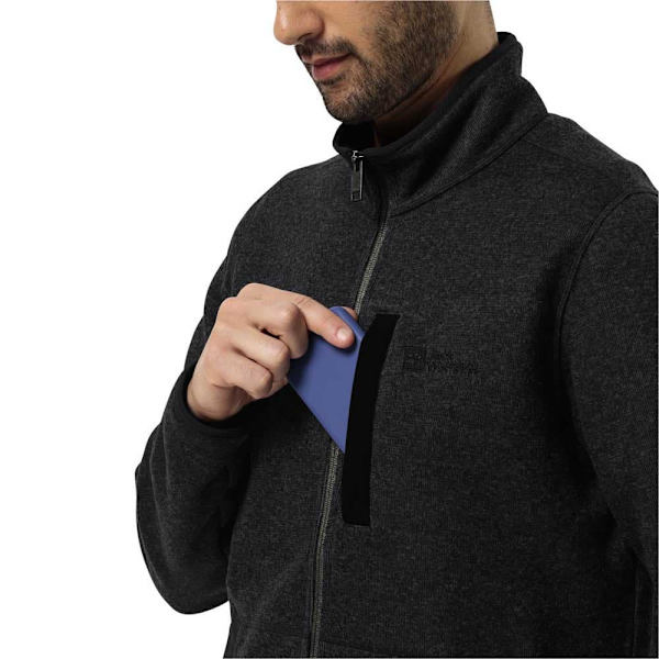 Jack Wolfskin Tannenspur Jakke Sort L Mand