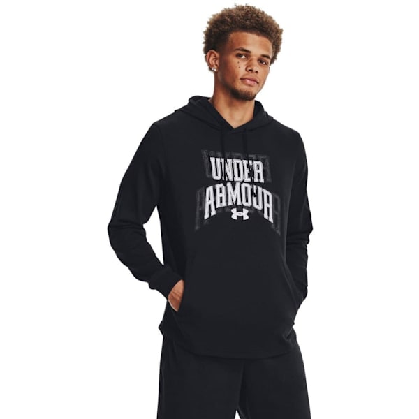 Under Armour Hættetrøje Rival Terry Graphic Sort XS Mand