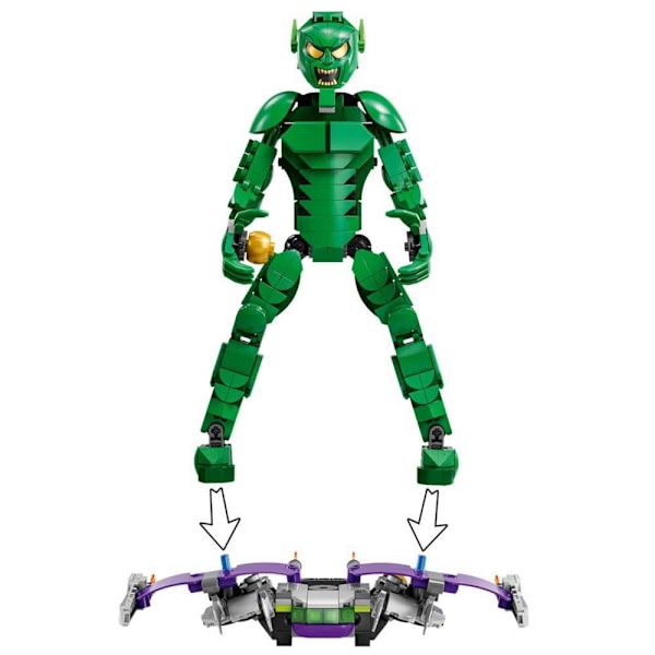 Lego Byggeri Spil Buildable Figure: Green Goblin