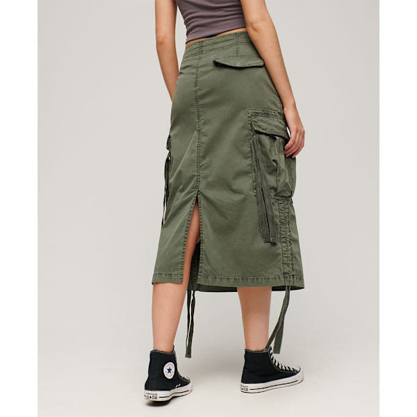 Superdry Cargo Midikjol Grönt S Kvinna