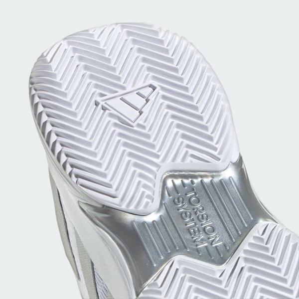 Adidas Alla Hovskor Courtjam Control Clay Vit EU 38 2/3 Kvinna