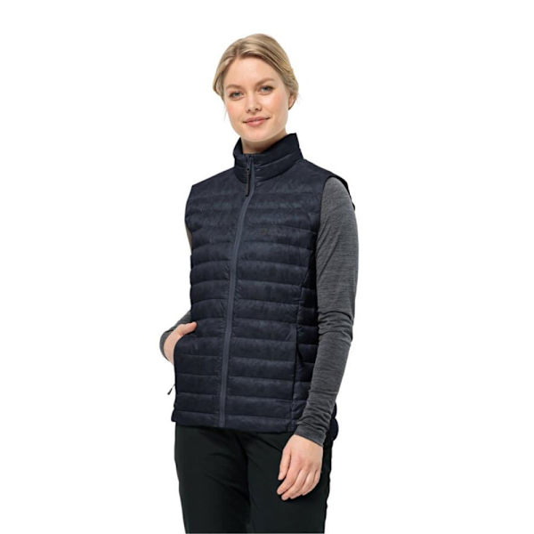 Jack Wolfskin Pilvi Down Vest Blå XL Kvinde