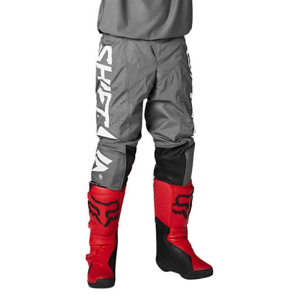 Fox Racing Mx Bukser White Label Trac Grå 46 Mand
