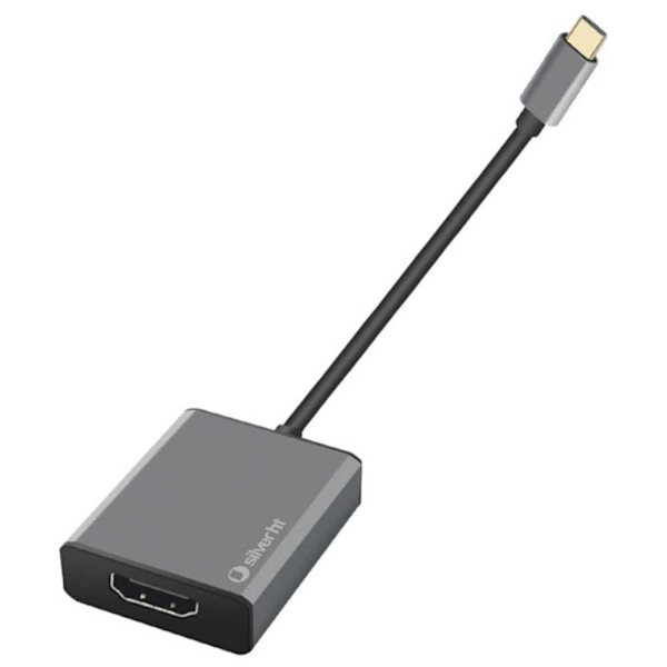 Silverht Til Hdmi 112001040199 Usb-c 4k M/k Adapter Grå Grå