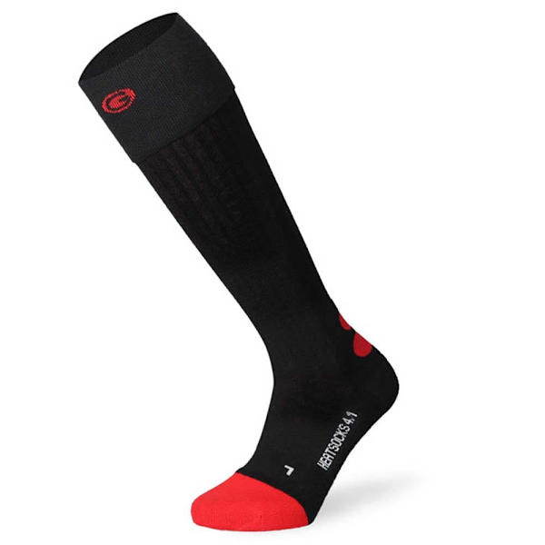 Lenz Lange Strømper Heat 4.1 Toe Cap Sort EU 42-44 Mand