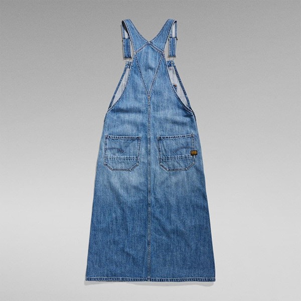 G-star Dungaree ærmeløs Kjole Blå S Kvinde