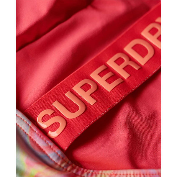 Superdry Print Scoop Back Badetøj Flerfarvet L Kvinde