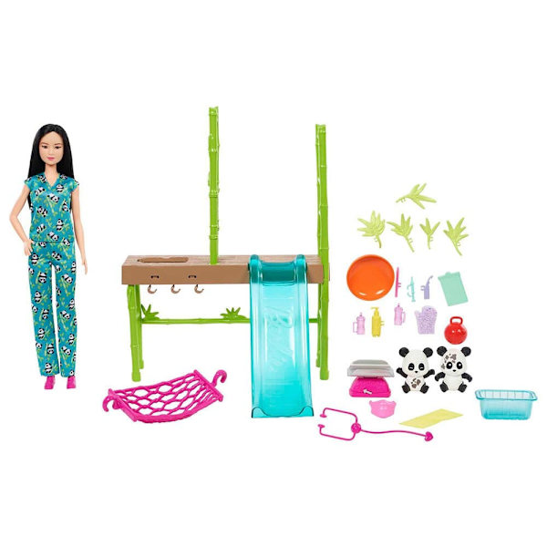 Barbie Du Kan Vara Räddningsdocka Pandas Flerfärgad
