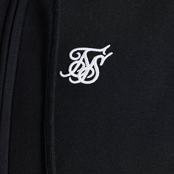 Siksilk Essential Funnel Sweatshirt Med Lynlås Sort S Mand