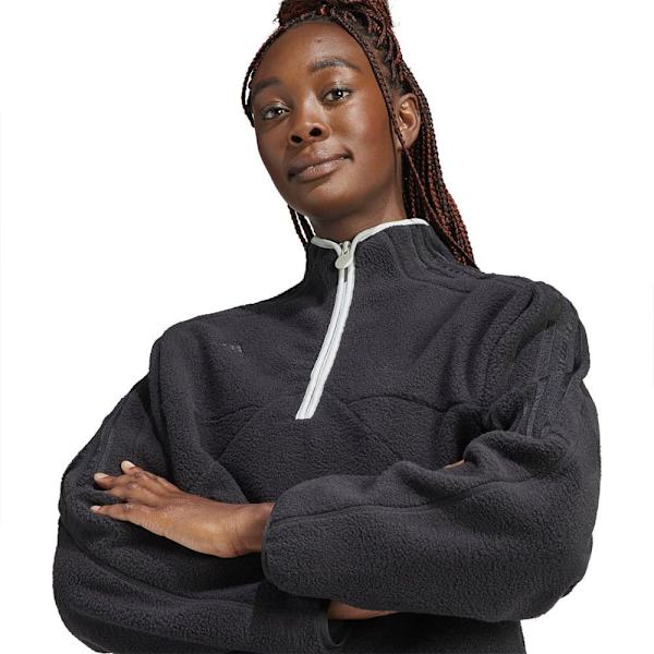 Adidas Halv Blixtlåsfleece Tiro Svart L Kvinna