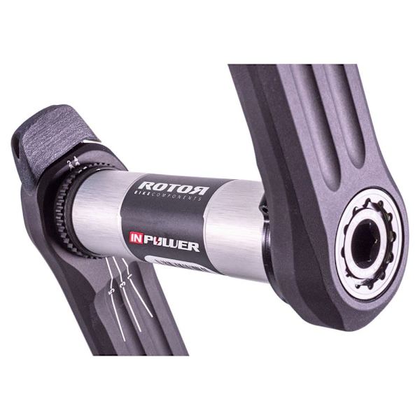Rotor Inpower Road Direct Kranksæt Med Effektmåler Sort 175 mm