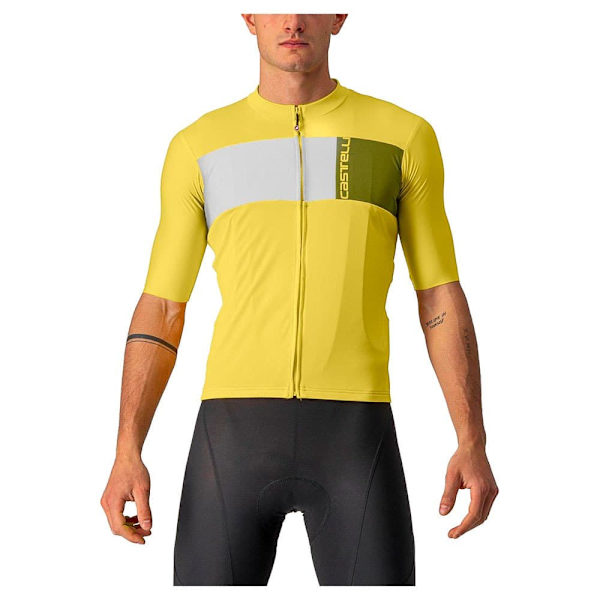 Castelli Kortärmad Tröja Prologo 7 Gul M Man