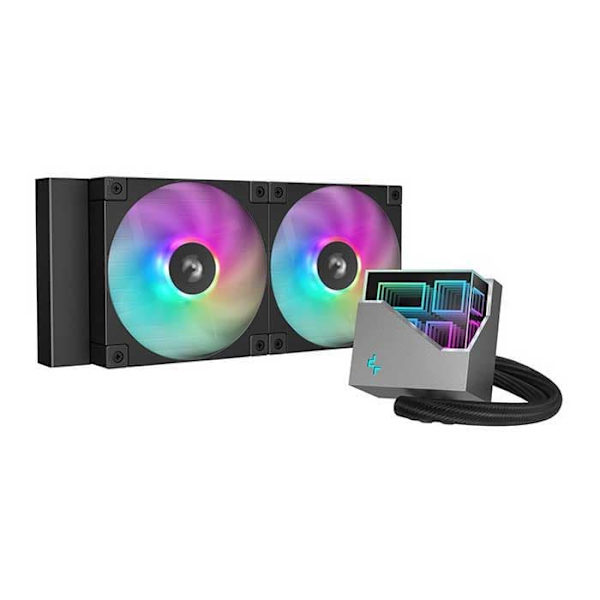 Deepcool Lt240 Argb Vandkøling Sort
