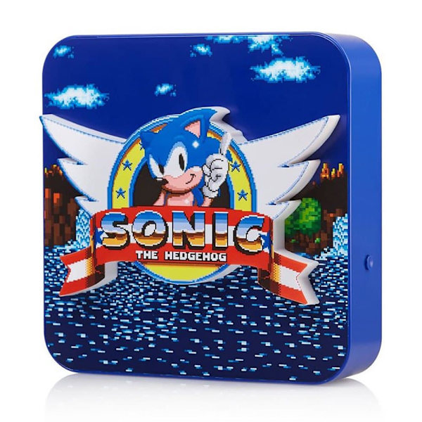 Bandai Sonic The Hedgehog 3d Lampa Blå