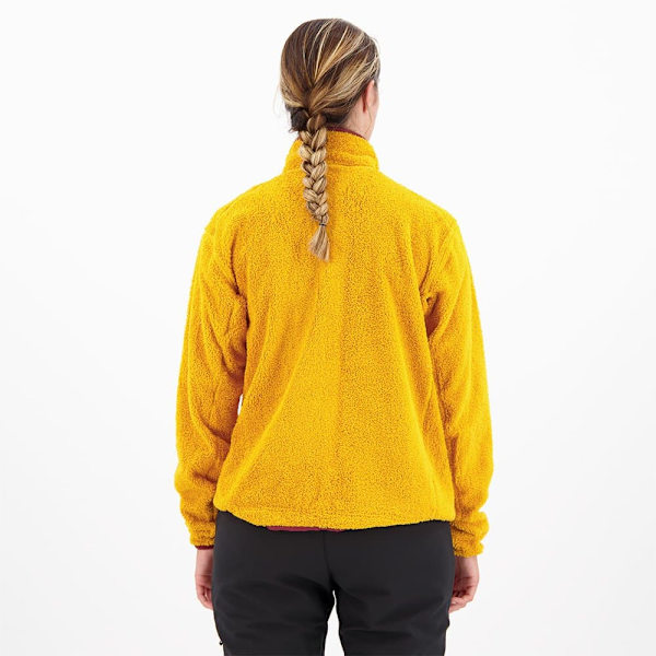 Adidas Full Dragkedja Fleece Organiser Xploric High-pile-fleece Pullover Gul L Kvinna