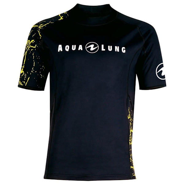 Aqualung Kortærmet Mand Top Ceramiqskin Sort XL