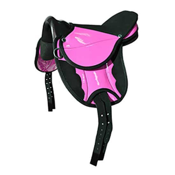 Lexhis Syntetisk Børn Girth+ations+stigrups English Saddle Shetty Sort,Rosa 12´´